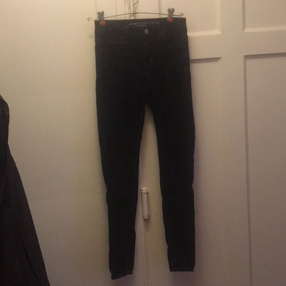 AEO High Rise Jegging size 2 dark rinse